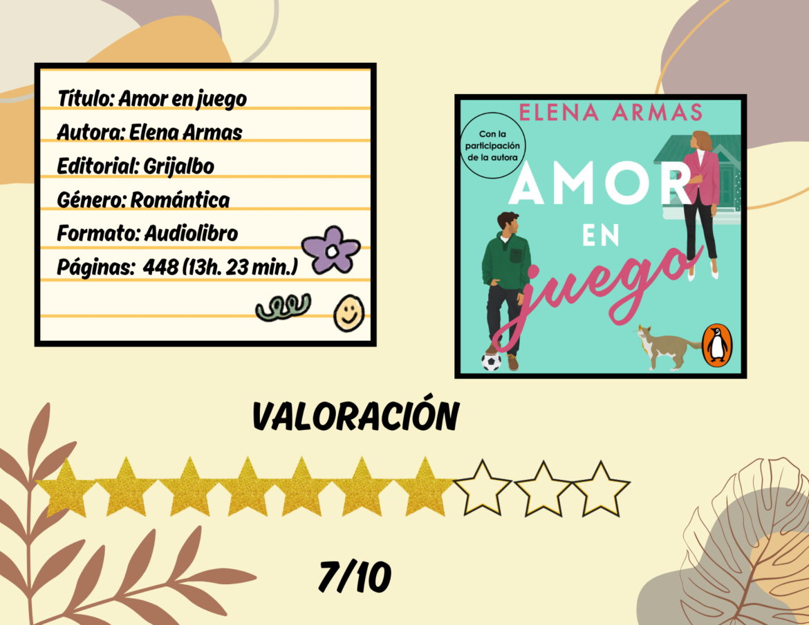 Reseña de Amor en juego, de Elena Armas
